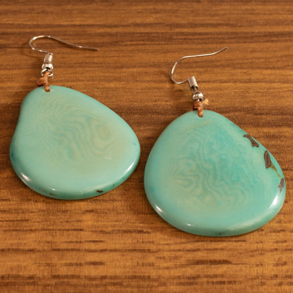 green-orange-Tagua-earring-quito