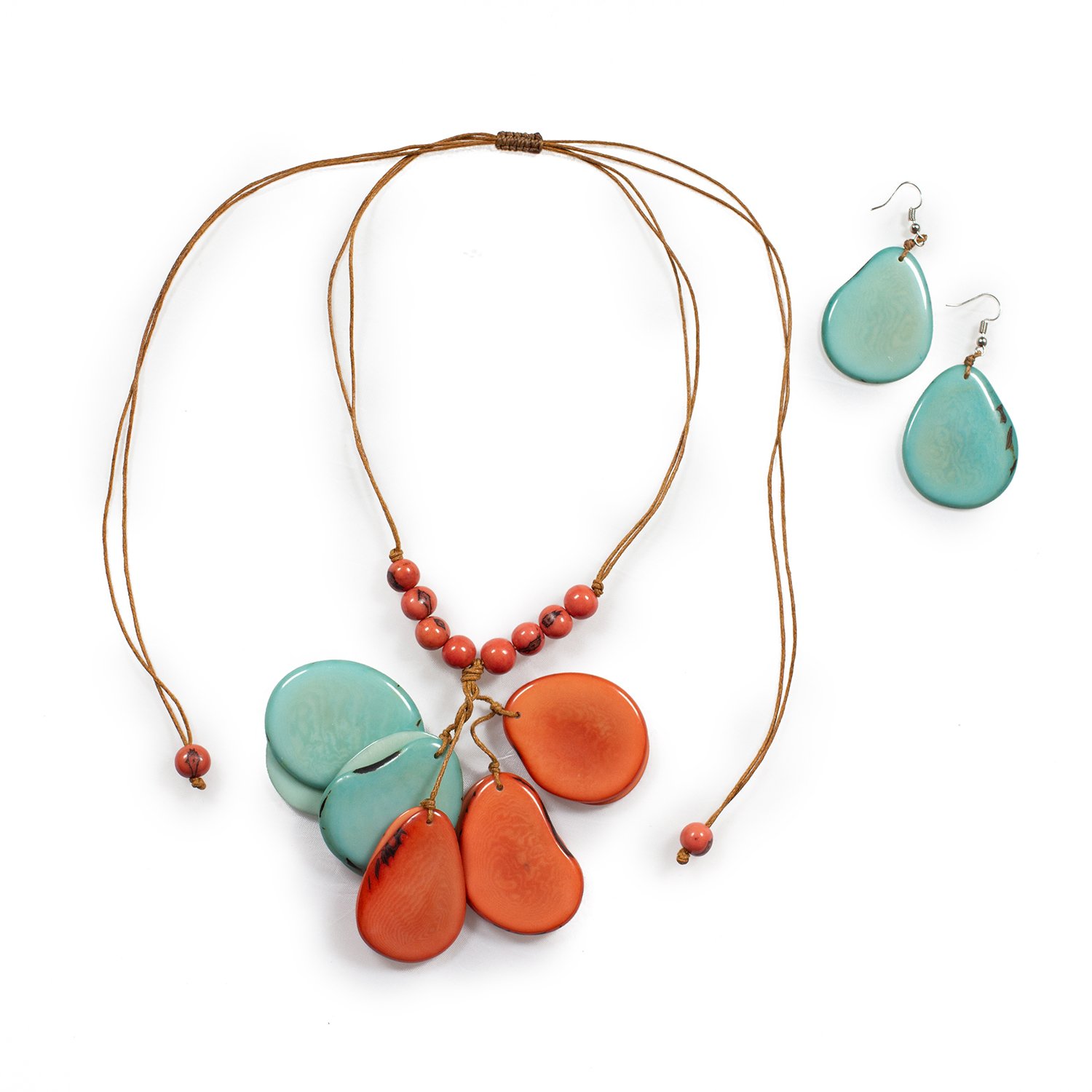 green-orange-Tagua-necklances-quito green-orange-Tagua-necklances-quito