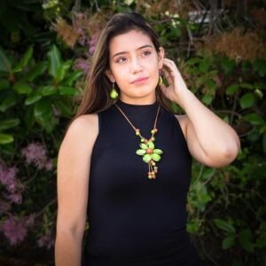 green Tagua Necklaces 
